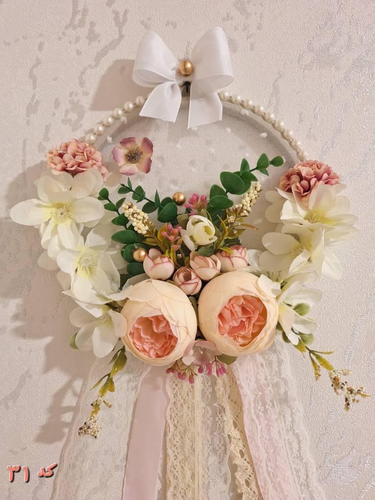 حلقه گل شکوفه بهاری